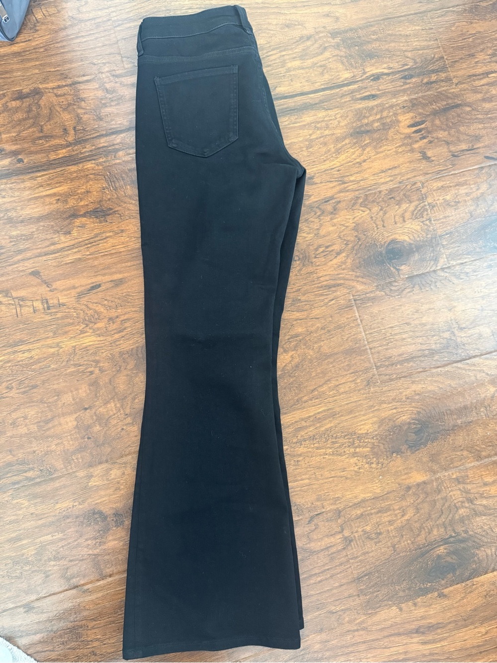 Quince Women's Black Flare Jeans - Picture 3 of 5